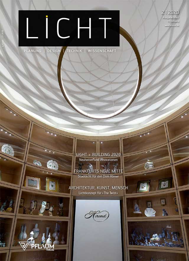 Cover LICHT, Ausgabe 02/2020